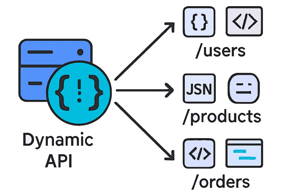 Dynamic API endpoints illustration